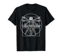 Da Vinci Vitruvian DJ Man Amante de la música House Camiseta