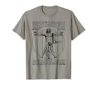 Da Vinci Vitruvian, guitarrista, fan de la música rock, rock n roll Camiseta
