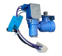 DA62-02360B Válvula de agua solenoide de doble vía para máquina de hielo para refrigerador Samsung, componente de repuesto de calidad de fábrica para uso doméstico a largo plazo