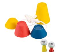 DAAIZIII Tees de golf, 4 piezas de tees de golf, de plástico, para invierno, de goma, de golf, de diferentes alturas y multicolor, para días helados para la práctica