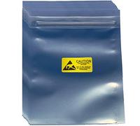 Daarcin Bolsas antiestáticas, 100 unidades de 15 x 20 cm, bolsas ESD resellables para disco duro SSD de 3.5 pulgadas con 100 etiquetas, bolsas antiestáticas para conducción manual o variedades de