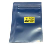 Daarcin - Bolsitas Pequeñas Antiestáticas, 100 unidades, 8 x 12 cm, con etiquetas para disco duro, discos duros ESD, bolsas de blindaje para variedades de dispositivos electrónicos