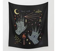 Daawqee Tapiz A Curse Upon You Wall Tapestry Hanging Tapestries Wall Art for Living Room Bedroom Dorm Decor 80X60 Inches