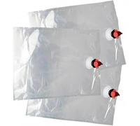 Daaxing 5 bolsas de repuesto para monedero de vino de 5 L, para bolsa en caja, contenedor de bebidas, dispensador de vino para picnic, camping, senderismo, bolsas de repuesto, Silver, moda