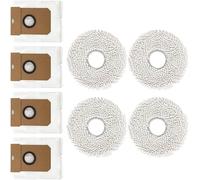 Daaxing Bolsas de polvo para mopa Cecotec para robot Conga 11090, accesorios de repuesto, paño de microfibra para mopa, bolsas de polvo para aspiradora (8 unidades)