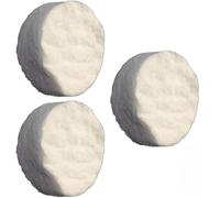 Daaxing Esponja de lana de cerámica para chimenea, esponja de cerámica redonda para estufa de bioetanol/quemador de bioetanol 8,6 x 1,2 cm (3 piezas)
