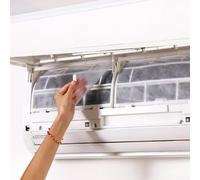 Daaxing Filtro de salida de aire acondicionado, limpiador de filtro de red de malla no tejida de 39,9 x 35,1 cm, filtro de salida de aire acondicionado antipolvo adecuado para filtro de ventilación de