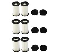 Daaxing Kit de 2/4/6 filtros lavables para Cecotec para Conga para Thunderbrush 520 550 560 E para Handyforce 2761 2759 piezas de repuesto (paquete de 6)