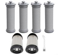 Daaxing Kits de filtros para aspiradora inalámbrica Tineco Pure-ONE S15, S15 Essentials, S15 Pet, S15 Pet EX, accesorios de repuesto para aspiradoras inalámbricas, 2 prefiltros, 4 filtros de poste, 1