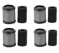 Daaxing Paquete de 1/2/4 filtros de repuesto con esponja para aspiradoras Hoover serie 100 HF122GH001, HF122RPT001, número de pieza 35602170 (paquete de 4)