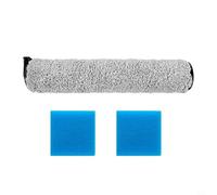 Daaxing Paquete de 3 filtros de esponja para cepillo de rodillo principal para aspiradora Eureka NEW400, accesorios de repuesto para aspiradora seca y húmeda, 1 cepillo de rodillo principal, 2 filtros