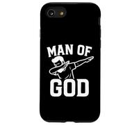 Dab for Jesus Father’s Day Man of God Christian Dad Funny Carcasa para iPhone SE (2020) / 7 / 8
