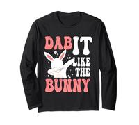 Dab It Like The Bunny Easter Dabbing Funny Rabbit Lovers Manga Larga