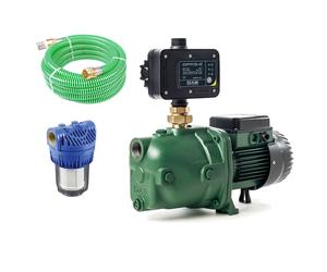 DAB Jet 102 M + DAB Control-D con Prefiltro y Manguera de aspiración 7 metros medium Verde / Negro / Acero inoxidable