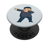 Dab Kim Jong Un Funny Dabbing Meme Líder de Corea del Norte Dabs PopSockets PopGrip Adhesivo
