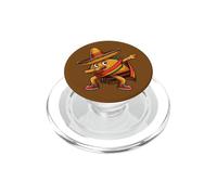 Dab Mexican Taco Poncho Sombrero Tacos Funny Cinco de Mayo PopSockets PopGrip para MagSafe