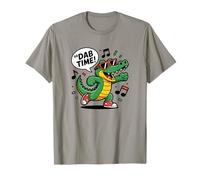 Dab Time Alligator Crocodile Dance Funny Music Party Camiseta