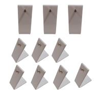 DABAIXIONG 10 elegantes soportes organizadores de aretes acrílicos diseñados para un almacenamiento y exhibición ordenados en hogares y tiendas minoristas, ahorro de espacio