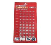 DABAIXIONG 50pcs/Lote Agserie Mixta Baterías Establecidas AG1/AG3/AG4/AG10/AG12/AG13 para Botón Control Control Remoto Batería Celda Monedas AGSeries Agseries AGSeries