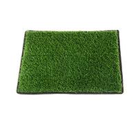 DABAIXIONG Alfombrilla lavable para orina de perro con pasto para orinar, almohadilla de entrenamiento reutilizable para perros pequeños y grandes