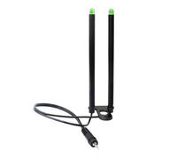 DABAIXIONG Barra de pesca resistente al viento con alarma para enganchar, barra de pesca portátil con luz LED, fácil de instalar
