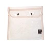 DABAIXIONG Bolsa Lápices Transparente Premium MATUIS PORTABLES Organizador Botón Botón Cierre Papelería para Estudiantes Mujeres Niñas