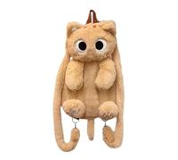 DABAIXIONG Bolso Hombro Forma Gato Lujoso para Niños Mochila Dibujos Animados Encantadores 3D Pelillo Peluche Peluche Juguete Kindergarten para Niños Favor
