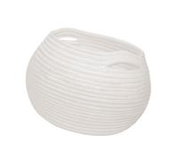 DABAIXIONG Canasta De Organizador Frasco Decorativo Cesta Almacenamiento Juicios Naturales con Manejo La Herramienta Gestión del Hogar Bin Almacenamiento Cáñamo