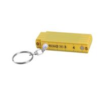 DABAIXIONG Llavero pequeño plegable de 50 cm, regla de 10 pliegues, regla de viaje de mano, actualizaciones para activos