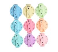 DABAIXIONG Matemádico Spinner para Niños Sensorial Restar Multiplicar División División Spinner Estrés Reducir Juguete 9 Piezas