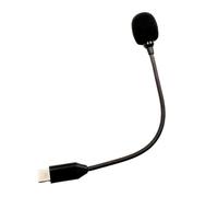 DABAIXIONG Micrófonos desmontables tipo C con cuello de metal flexible y cubiertas de esponjas para auriculares TH10/TH30 con cancelación de ruido