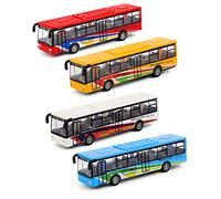 DABAIXIONG Simulación Modelado Genial Juguetes Interesantes Autobuses con Modelos Bus Funciones Retiradas para Niños Más 3 Años Niños Pequeños