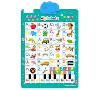 DABAIXIONG Tabla Pared Conversación Educativa para Niños Herramienta Aprendizaje Interactivo para Niños Pequeños Póster Habilidades Cogntción Que Suena A Escrutación