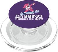Dabbing A TRAVÉS DE LA Nieve Santa Claus Dabs Snowboard Meme PopSockets PopGrip para MagSafe