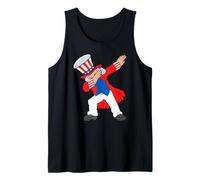 Dabbing Abraham Abe Lincoln Patriótico 4 de julio, Funny USA Camiseta sin Mangas