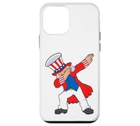 Dabbing Abraham Abe Lincoln Patriótico 4 de julio, Funny USA Carcasa para iPhone 12 mini