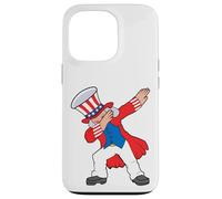 Dabbing Abraham Abe Lincoln Patriótico 4 de julio, Funny USA Carcasa para iPhone 13 Pro