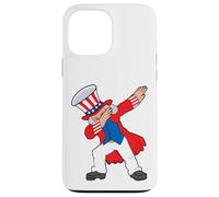 Dabbing Abraham Abe Lincoln Patriótico 4 de julio, Funny USA Carcasa para iPhone 13 Pro Max