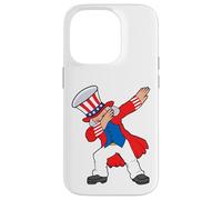 Dabbing Abraham Abe Lincoln Patriótico 4 de julio, Funny USA Carcasa para iPhone 14 Pro