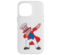 Dabbing Abraham Abe Lincoln Patriótico 4 de julio, Funny USA Carcasa para iPhone 14 Pro Max