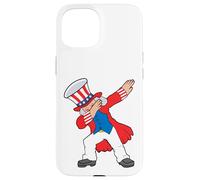 Dabbing Abraham Abe Lincoln Patriótico 4 de julio, Funny USA Carcasa para iPhone 15