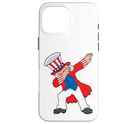 Dabbing Abraham Abe Lincoln Patriótico 4 de julio, Funny USA Carcasa para iPhone 16 Pro Max