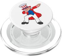 Dabbing Abraham Abe Lincoln Patriótico 4 de julio, Funny USA PopSockets PopGrip para MagSafe