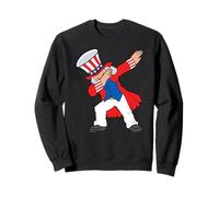 Dabbing Abraham Abe Lincoln Patriótico 4 de julio, Funny USA Sudadera