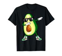 Dabbing Aguacate Divertida Comida Vegana Guacamole Lover Dance Camiseta