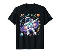 Dabbing Astronaut Pi Symbol Math Pi Day Camiseta