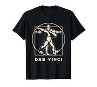 Dabbing Bigfoot Da Vinci Vitruvian Man Dab Vinci Sasquatch Camiseta