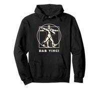 Dabbing Bigfoot Da Vinci Vitruvian Man Dab Vinci Sasquatch Sudadera con Capucha
