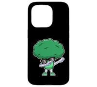 Dabbing Broccoli - Funny Nutritionist Vegan Broccoli Lover Carcasa para iPhone 15 Pro