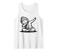 Dabbing Buda Divertida Meditación Espiritual Lotus Camiseta sin Mangas
